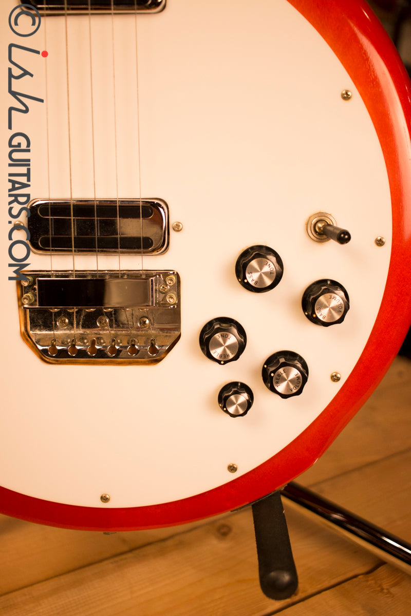 1967 Rickenbacker Bantar Banjatar Banjo Electric Guitar Hybrid Super Rare Fireglo