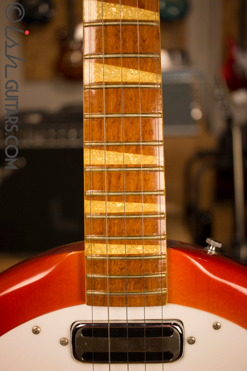 1967 Rickenbacker Bantar Banjatar Banjo Electric Guitar Hybrid Super Rare Fireglo