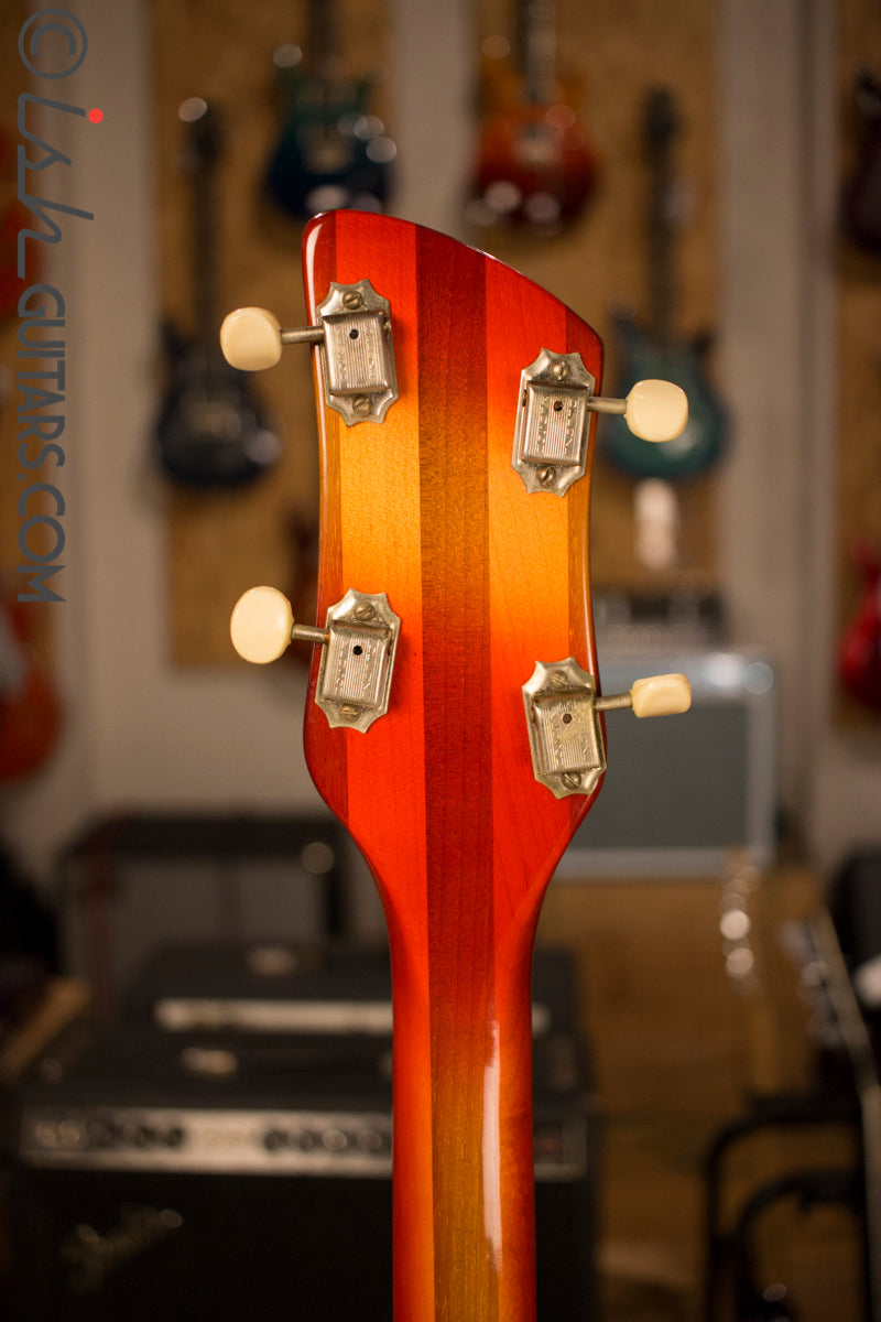 1967 Rickenbacker Bantar Banjatar Banjo Electric Guitar Hybrid Super Rare Fireglo