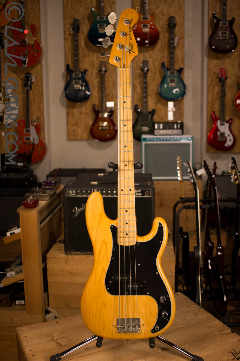 1976 Fender P Bass Precision Natural – Ish Guitars