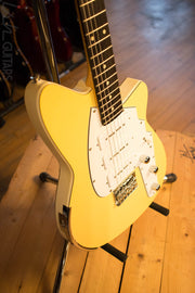 2000's USA Reverend Slingshot Custom Yellow P90's Bass Contour RARE