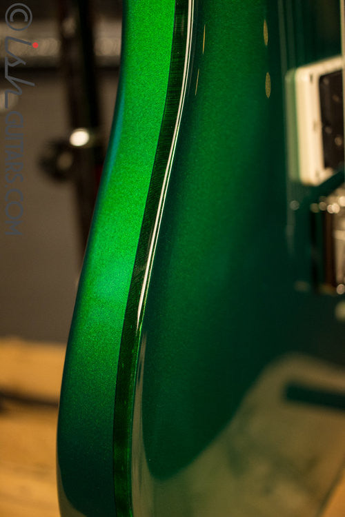 Paul Reed Smith CE24 Custom Color Metallic Green with Green Stained Binding