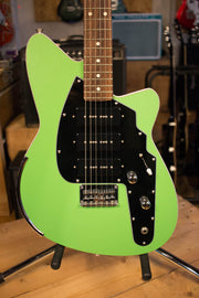 2000's USA Reverend Guitar Slingshot Custom Lime Green RARE
