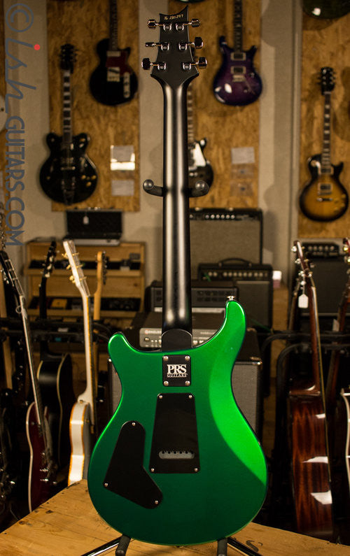 Paul Reed Smith CE24 Custom Color Metallic Green with Green Stained Binding