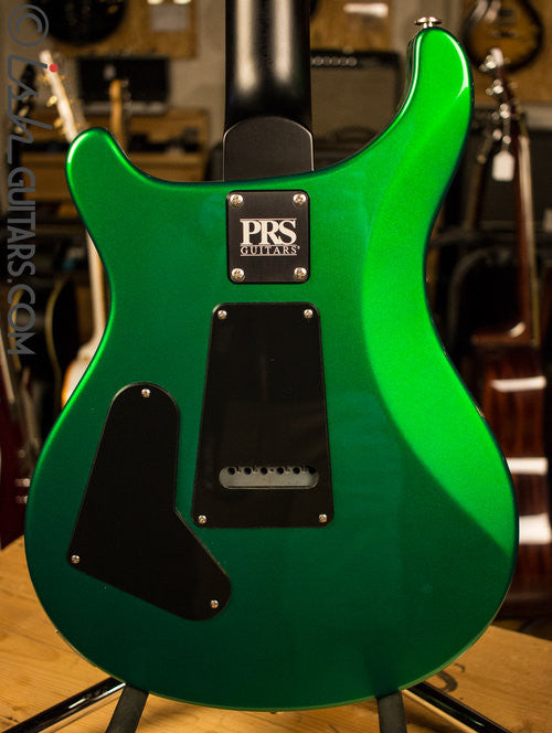 Paul Reed Smith CE24 Custom Color Metallic Green with Green Stained Binding