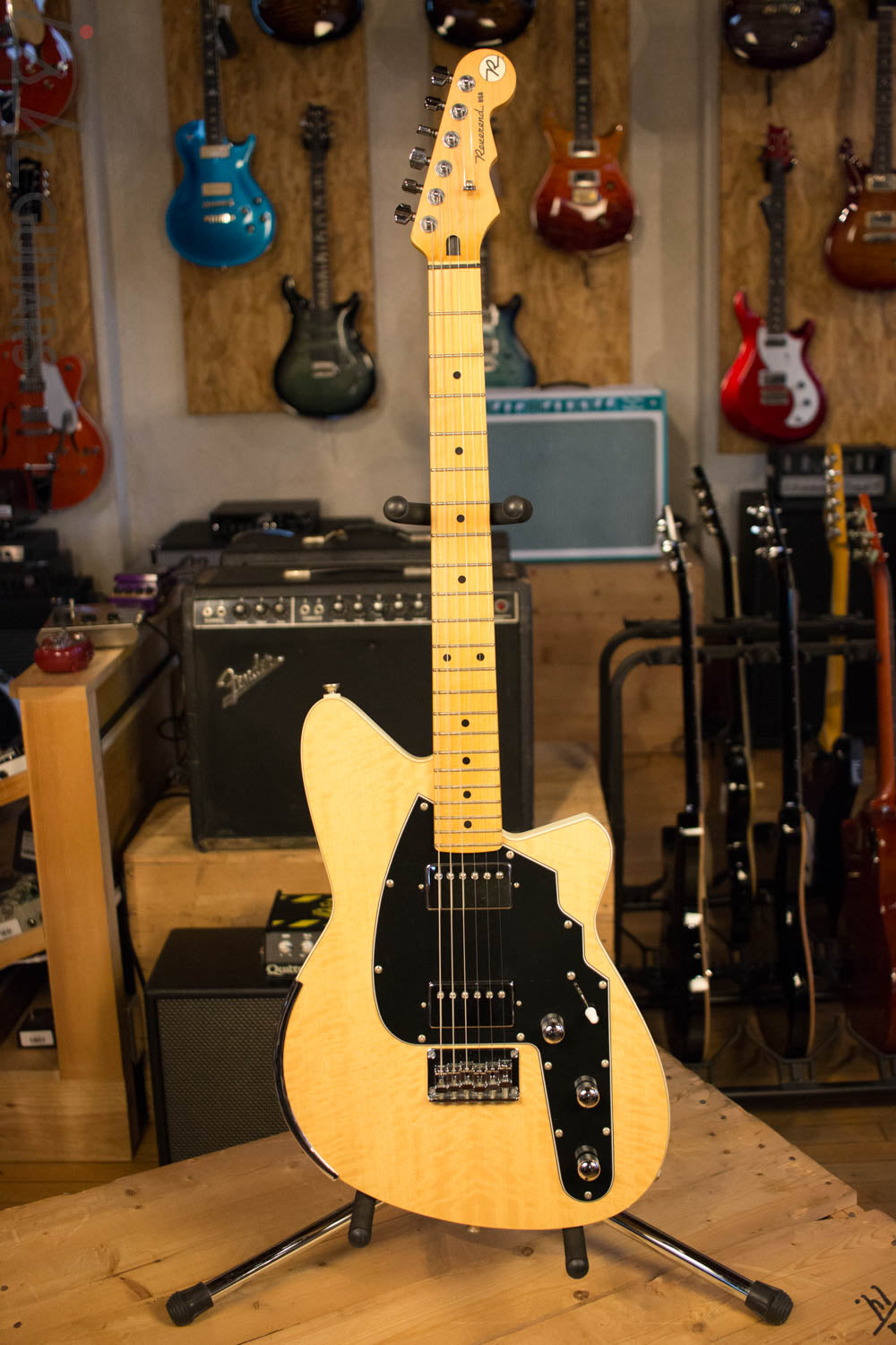 USA Reverend Rocco Guitar Faux Flamed Maple RARE