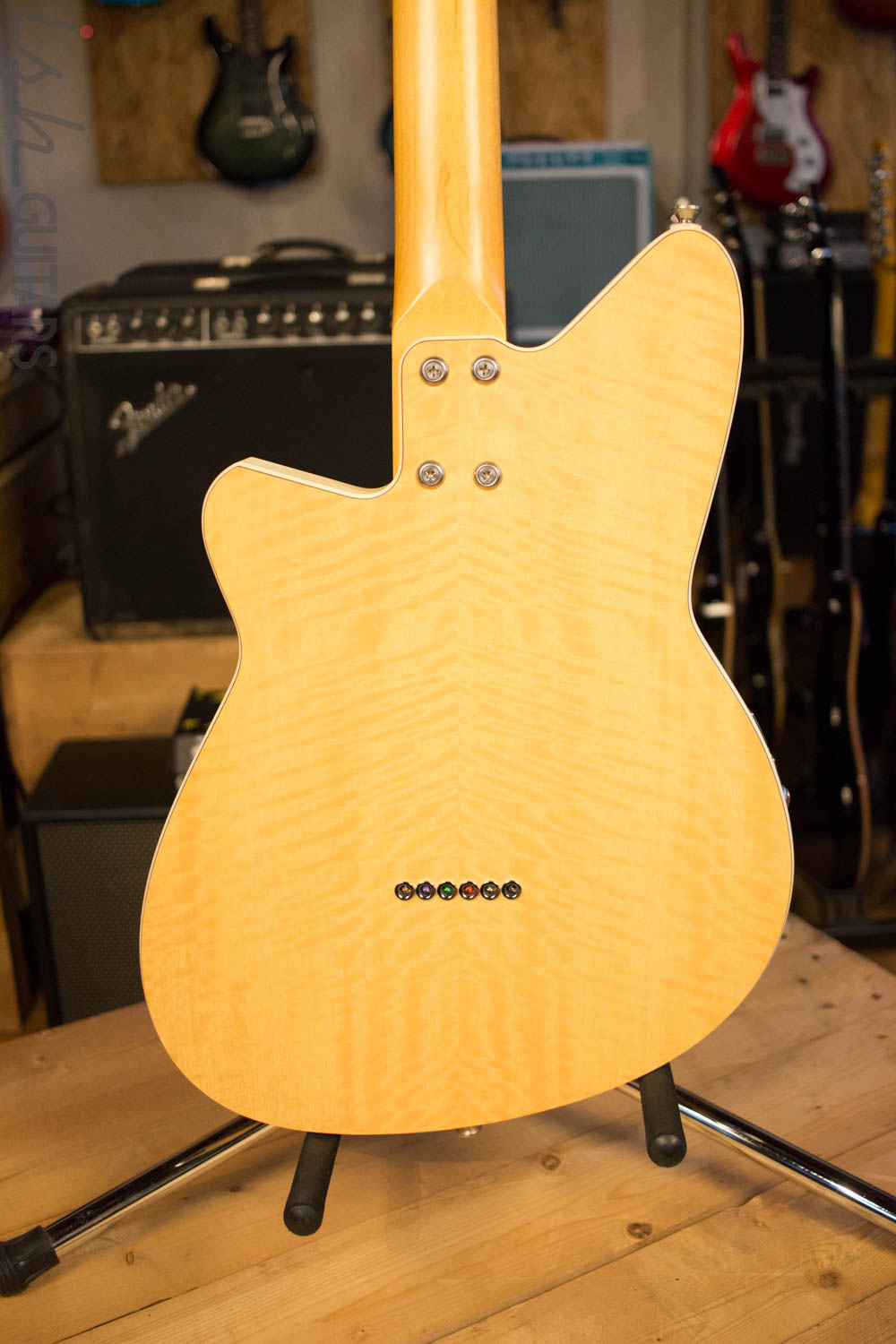 USA Reverend Rocco Guitar Faux Flamed Maple RARE