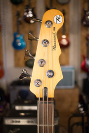 USA Reverend RumbleFish Bass PJ RPJ 4 String Brushed Aluminum Gold RARE