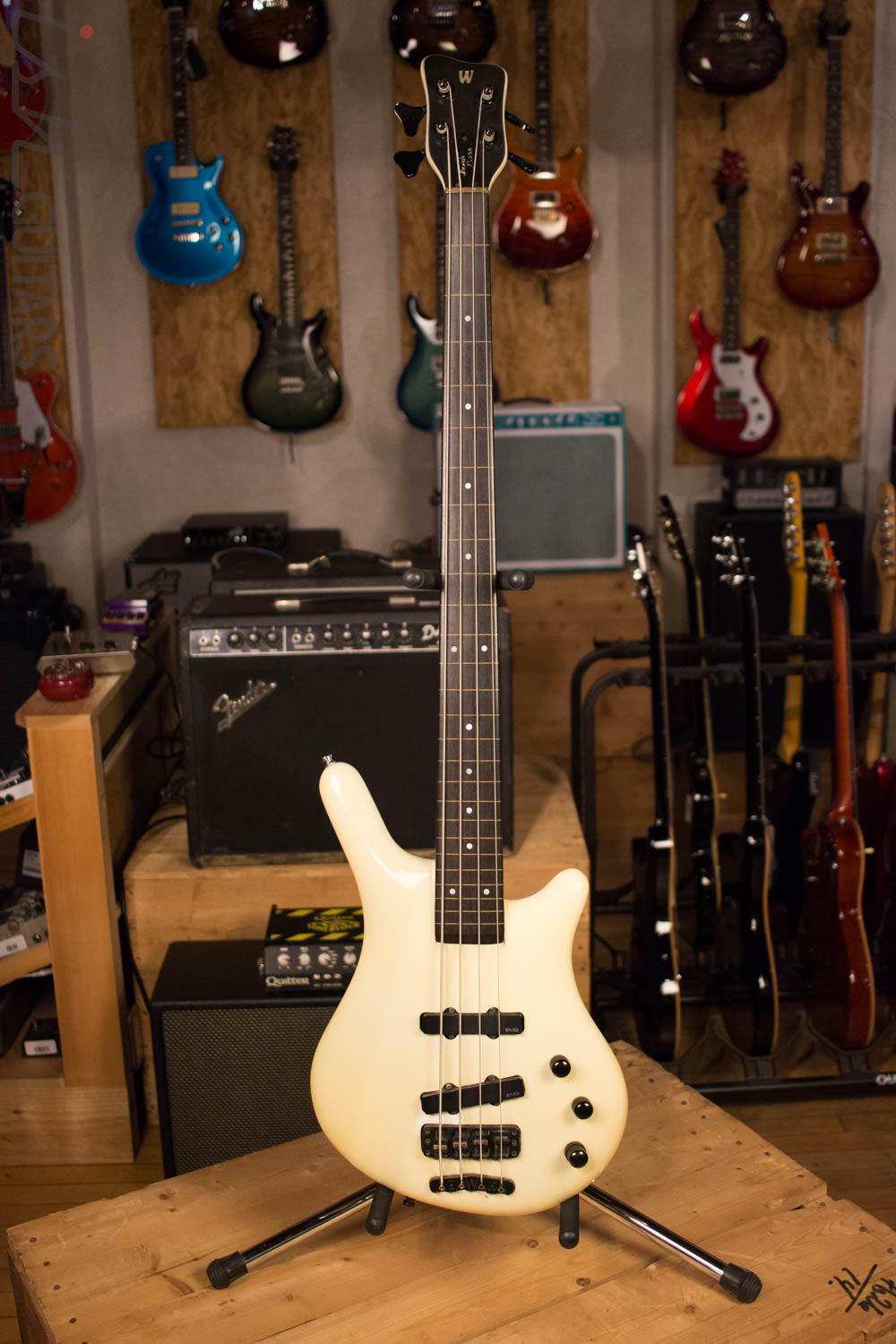 Early Warwick Thumb Fretless Bass Neck Thru Four String