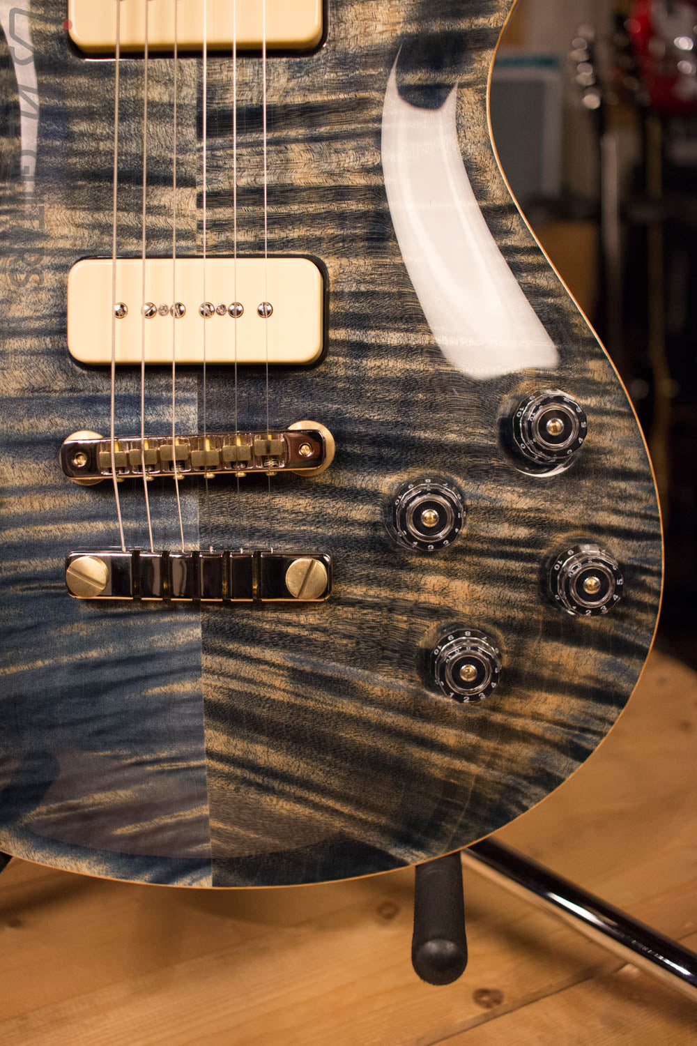 Paul Reed Smith McCarty 594 Soapbar 10 Top Limited Edition Faded Whale Blue