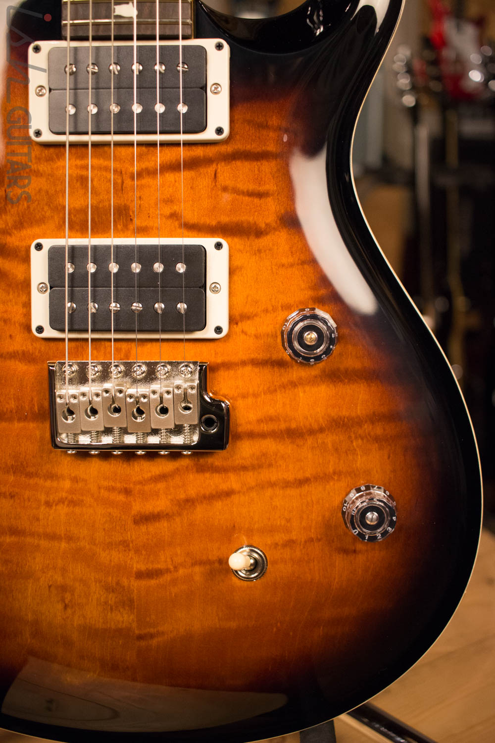 Paul Reed Smith PRS CE24 Custom Color Amber Burst Electric Guitar