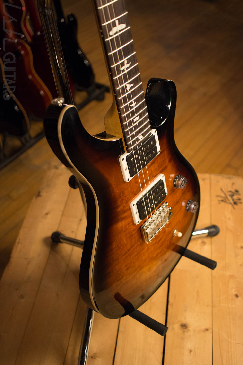 Paul Reed Smith PRS CE24 Custom Color Amber Burst Electric Guitar
