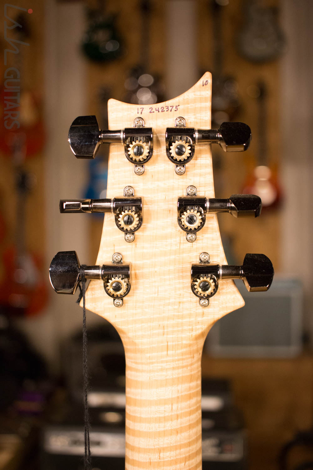 Paul Reed Smith PRS Custom 24 Semi-Hollow Wood Library Quilt Swamp Ash Aquableux