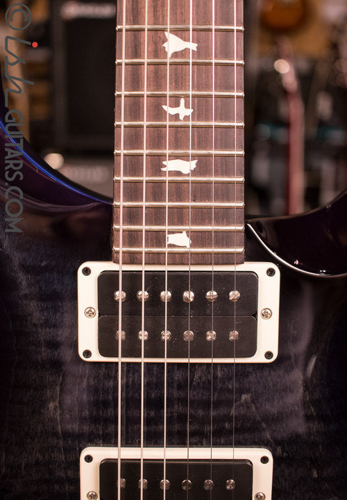 Paul Reed Smith CE24 Custom Color Grey Black Blue Burst