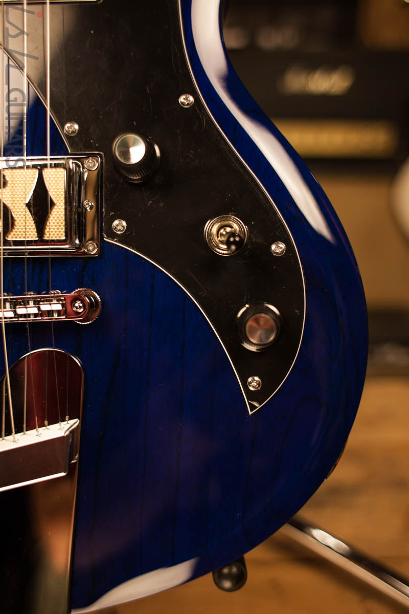 2018 Supro Island Series 2022TB Westbury Baritone Trans Blue