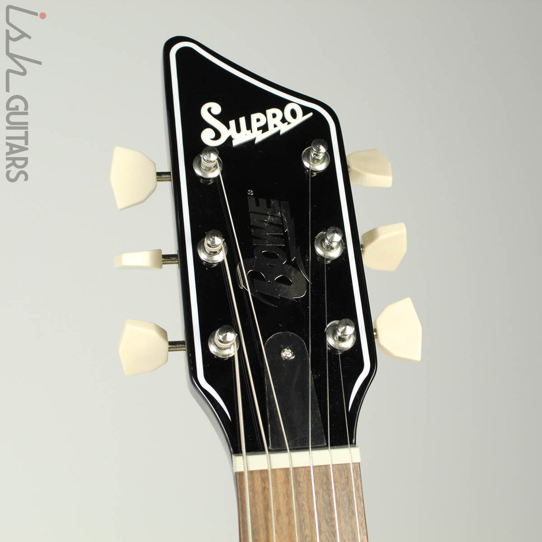 Supro David Bowie Limited Edition Dual Tone Electric Guitar White Finish