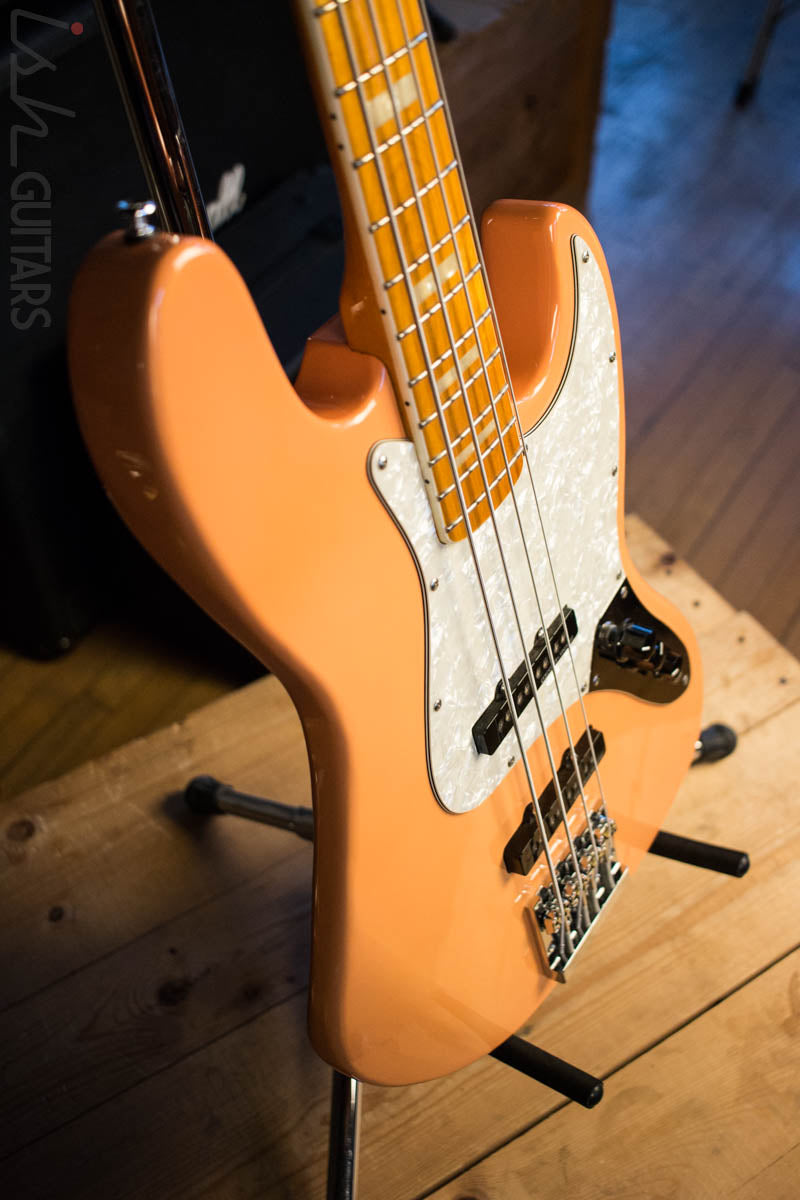 JEB Custom Guitars Jazz Bass Bound Maple Neck w/ Block Inlays