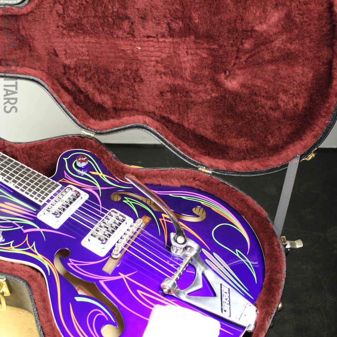 2011 Gretsch Brian Setzer Hot Rod Purple Pinstripe