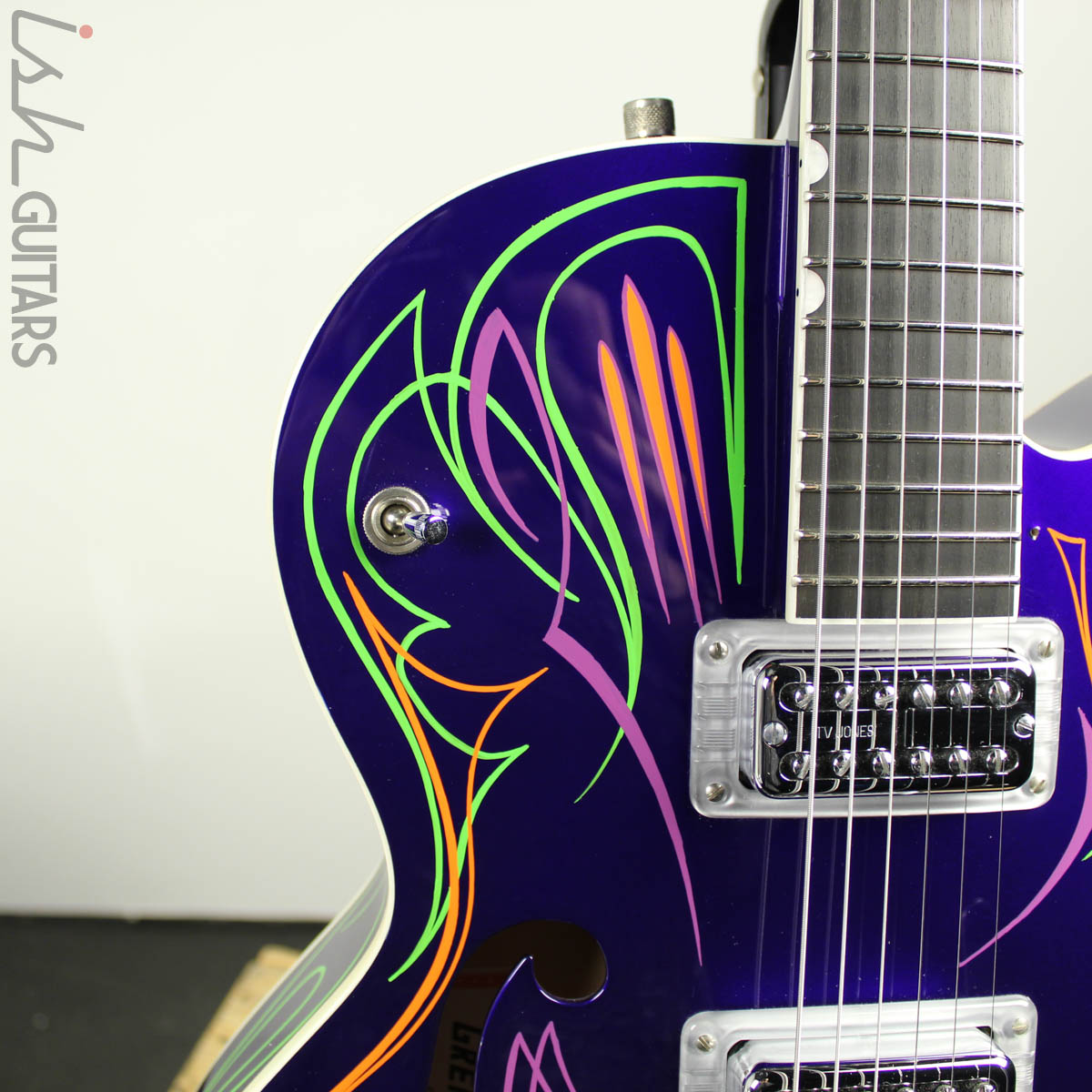 2011 Gretsch Brian Setzer Hot Rod Purple Pinstripe – Ish Guitars