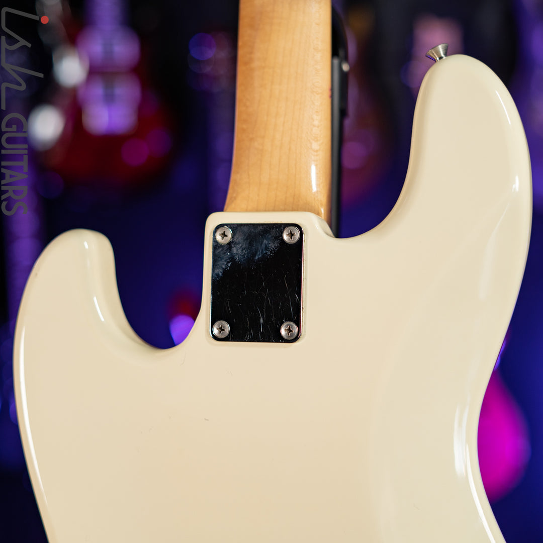 1990-1991 Fender MIJ Fretless Jazz Bass Olympic White