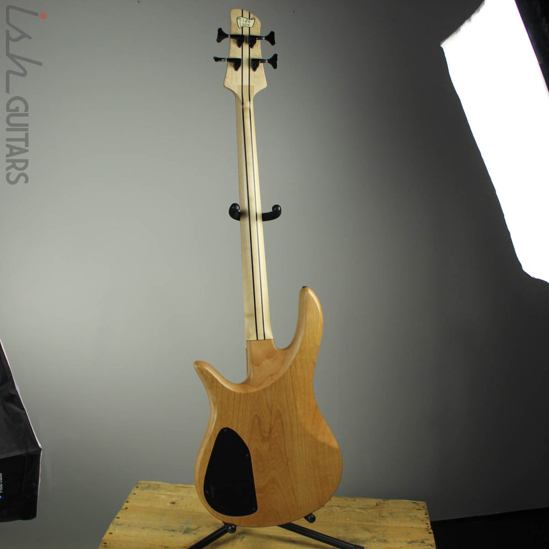 Fodera Yin Yang Deluxe Monarch NAMM 2019 Bass Masur Birch Zebrawood Top