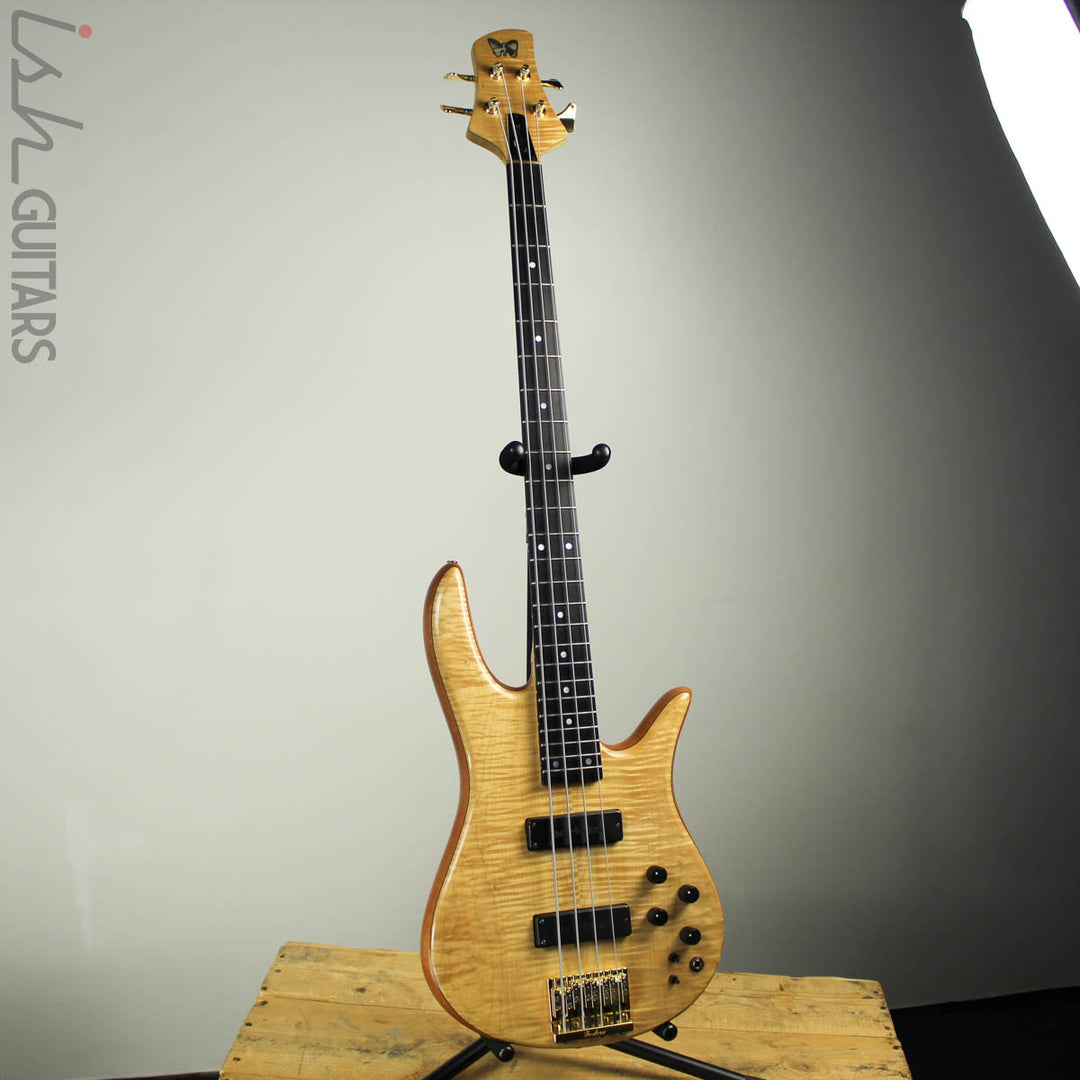F Bass bn-4 1993 1993 Fodera Monarch 4-String Bass Guitar Haz