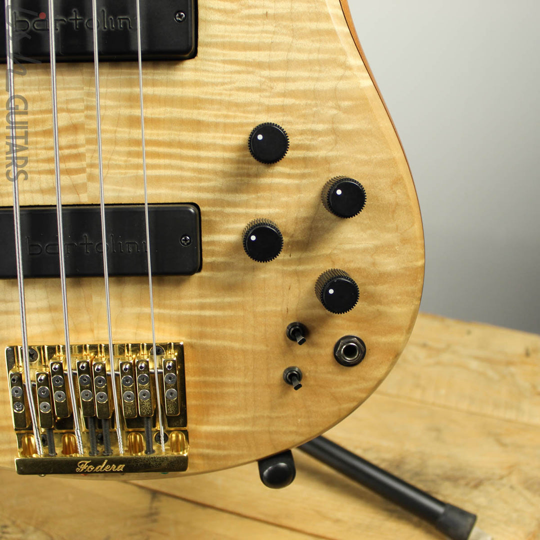 1993 Fodera Monarch 4-String Bass Guitar Haz Bartolini