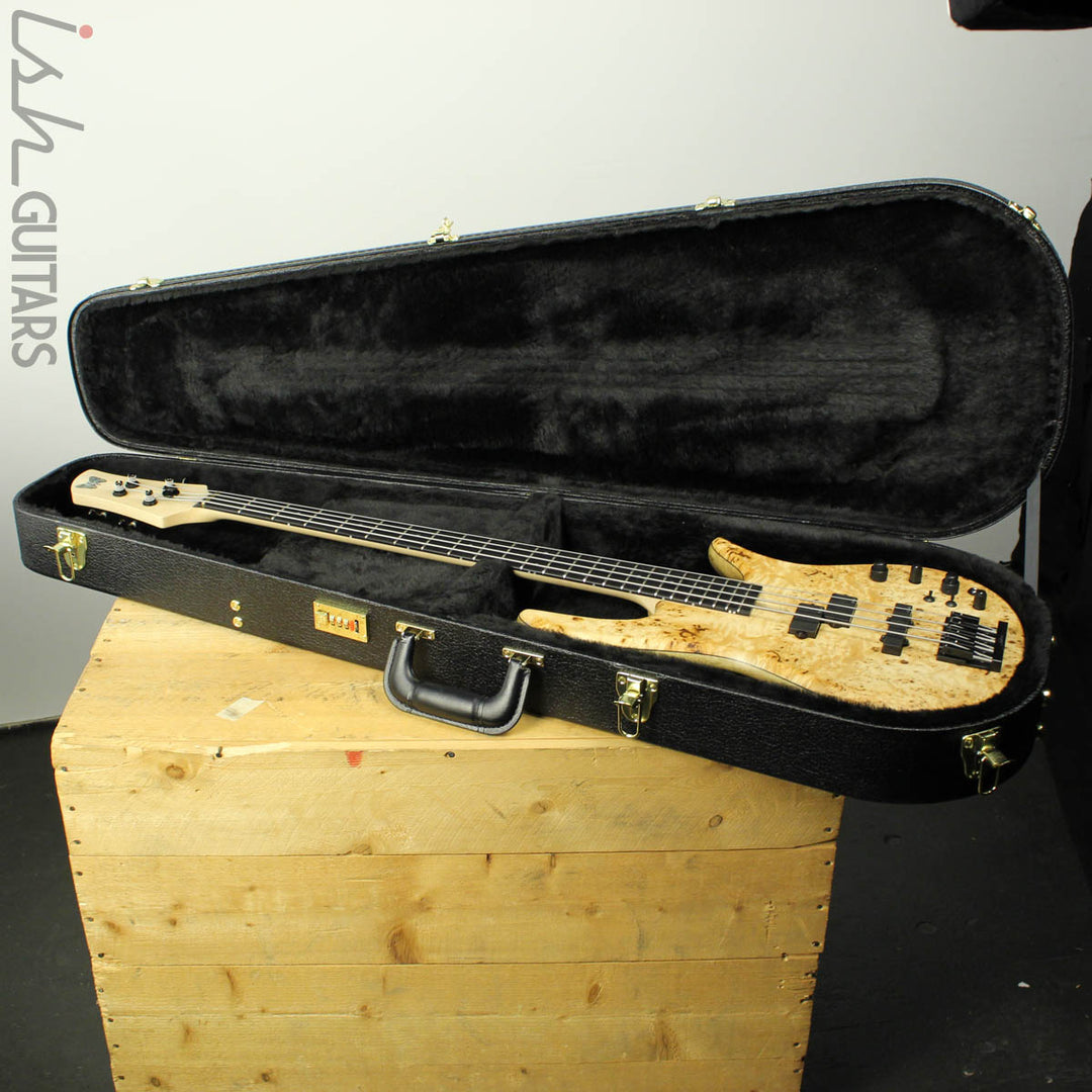 Fodera Monarch 4 Standard Special Poplar Burl Bass