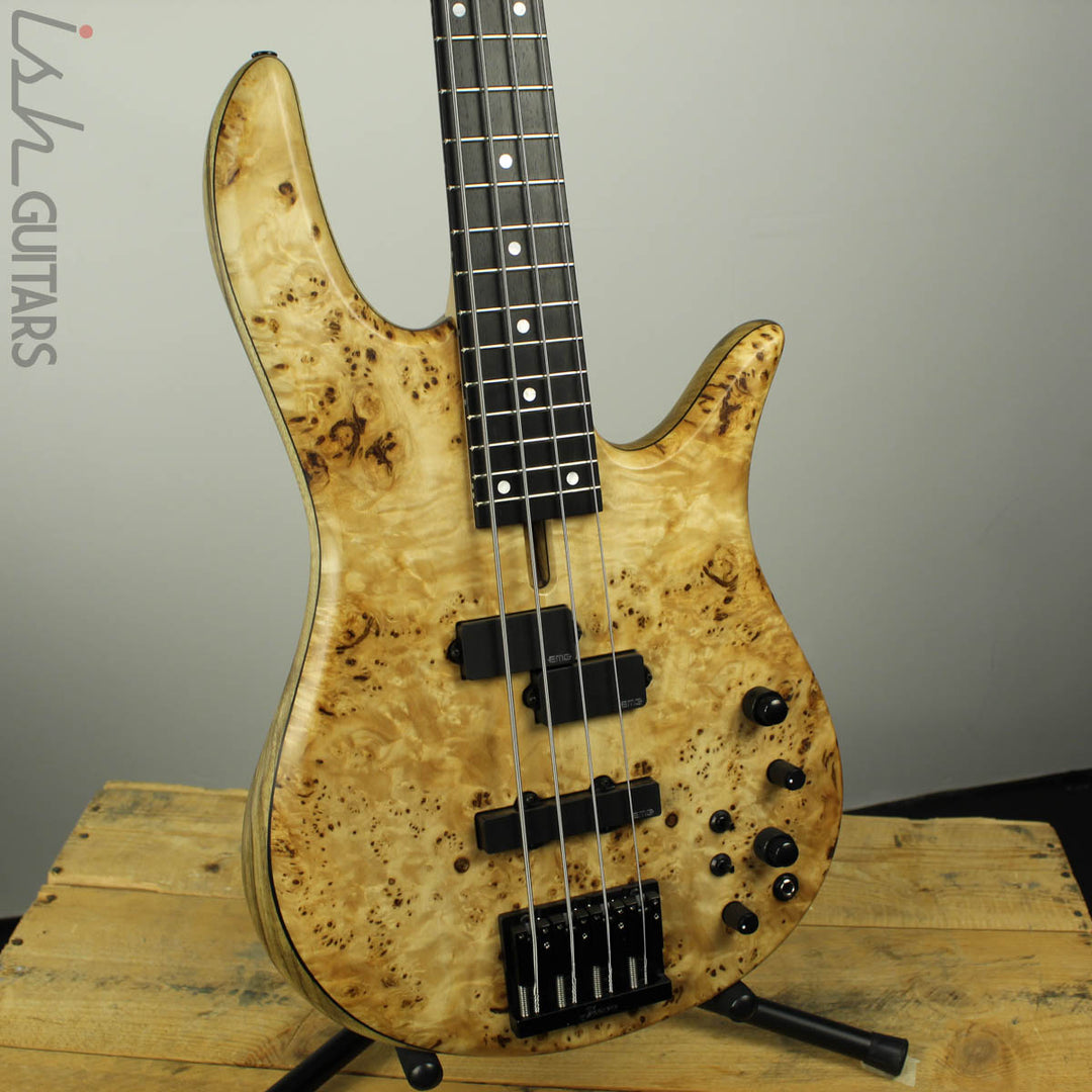 Fodera Monarch 4 Standard Special Poplar Burl Bass