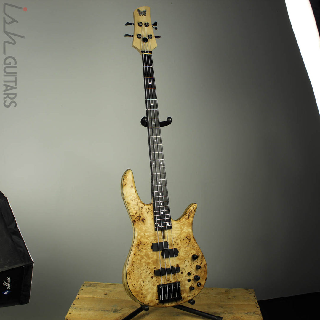 Fodera Monarch 4 Standard Special Poplar Burl Bass