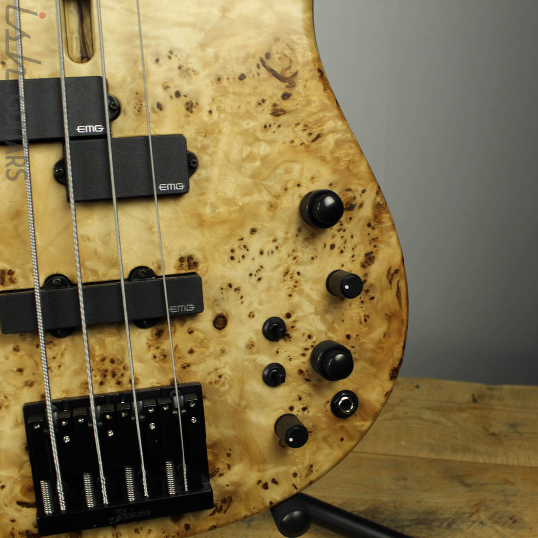 Fodera Monarch 4 Standard Special Poplar Burl Bass