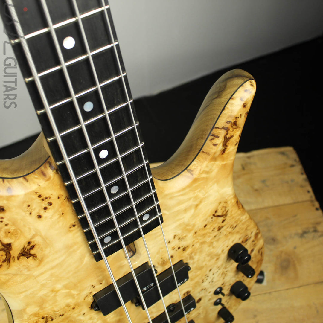 Fodera Monarch 4 Standard Special Poplar Burl Bass
