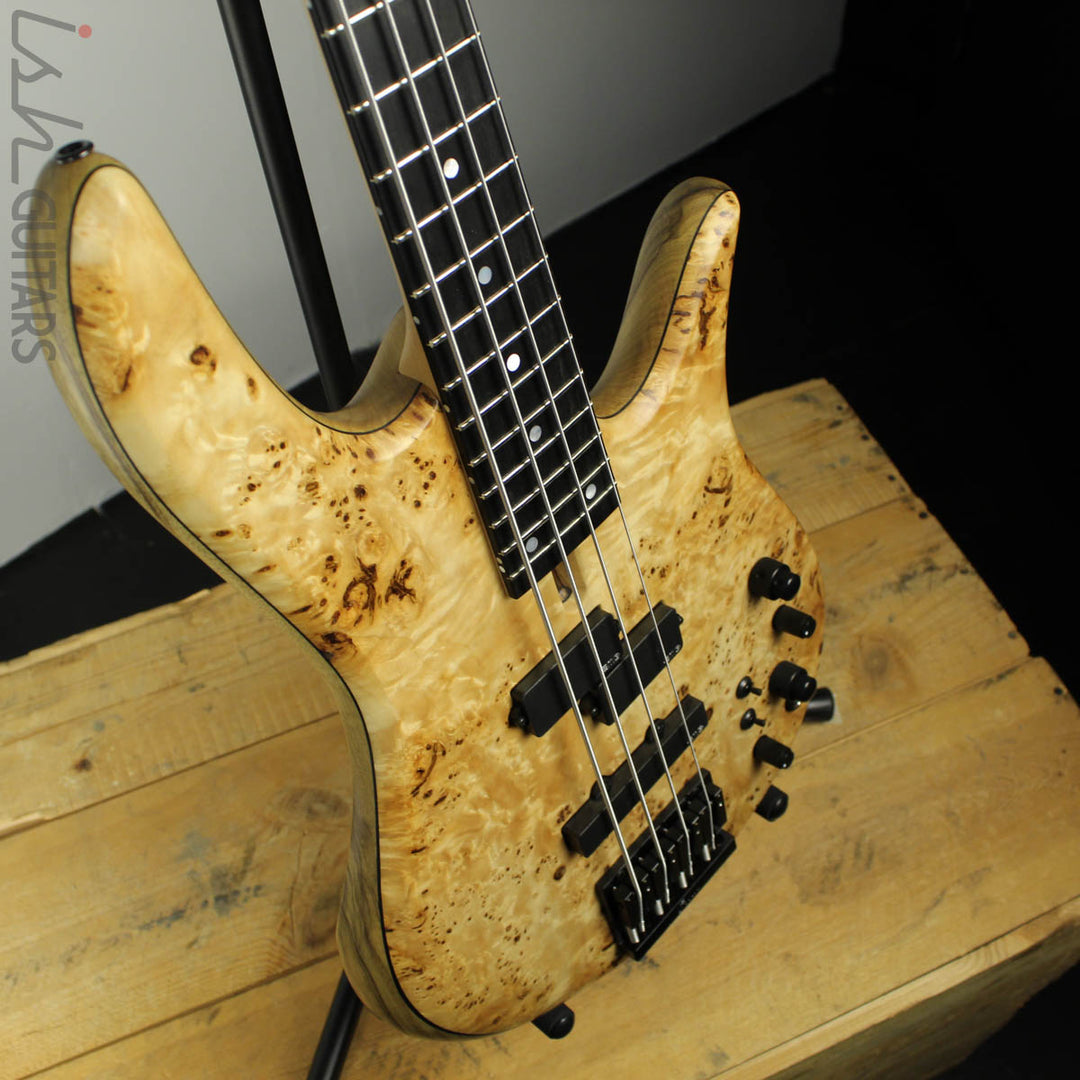Fodera Monarch 4 Standard Special Poplar Burl Bass