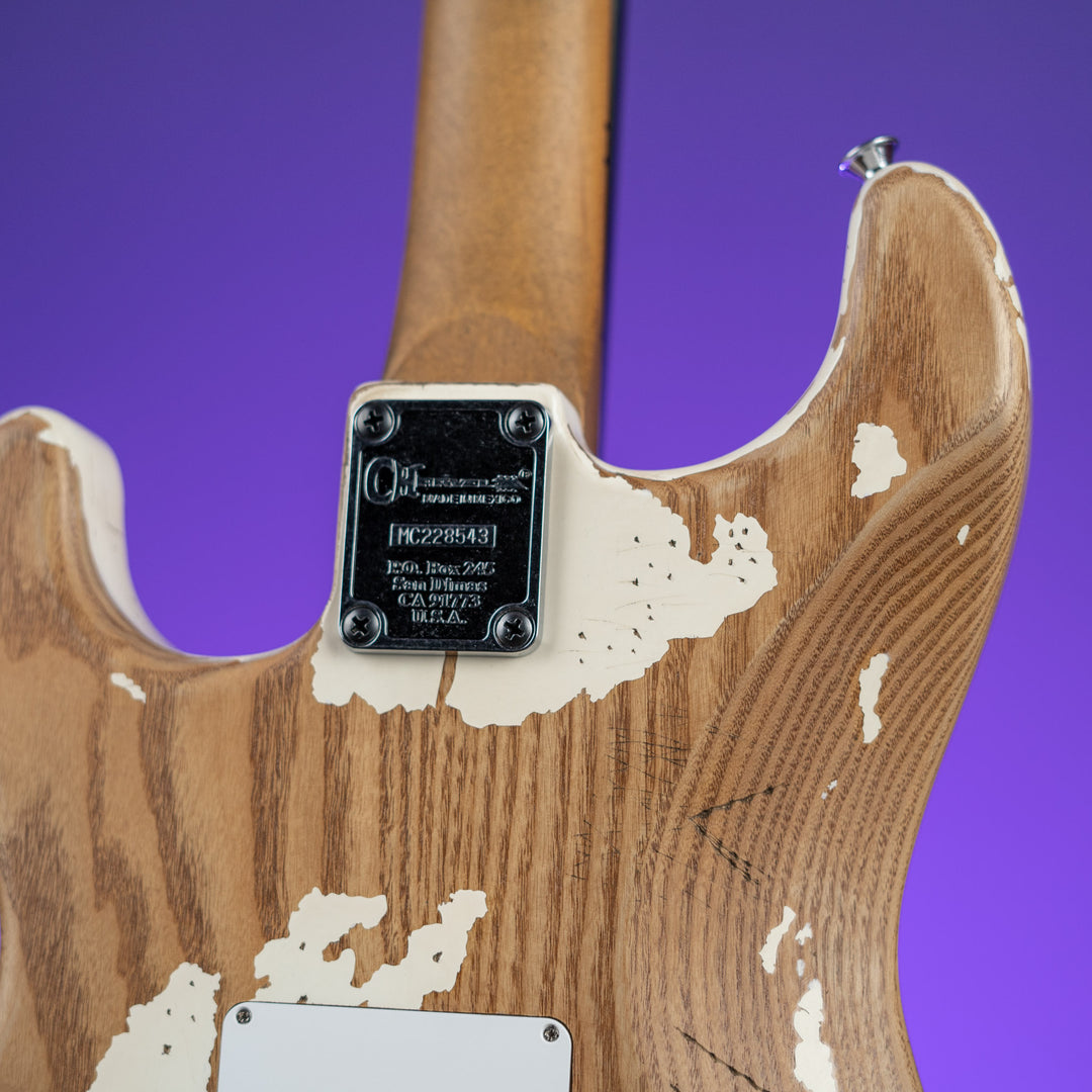 Charvel Henrik Danhage Limited Edition Signature Pro-Mod So-Cal Style 1 Guitar White Relic