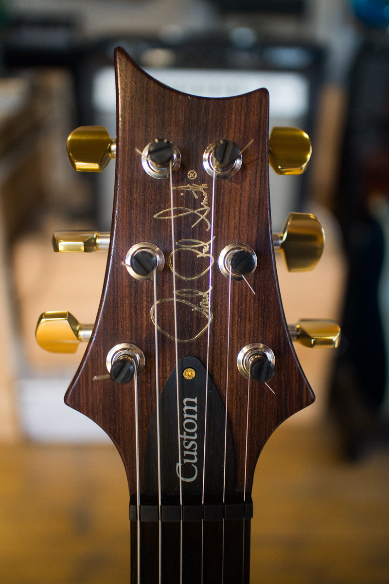 Paul Reed Smith PRS Custom 24 Wood Library Quilt 2013 Fade Brazilian Rosewood Fretboard