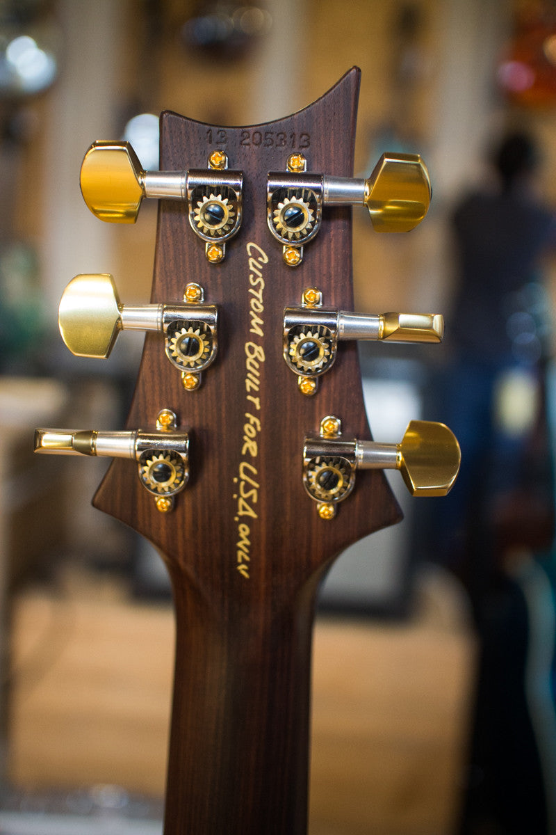 Paul Reed Smith PRS Custom 24 Wood Library Quilt 2013 Fade Brazilian Rosewood Fretboard