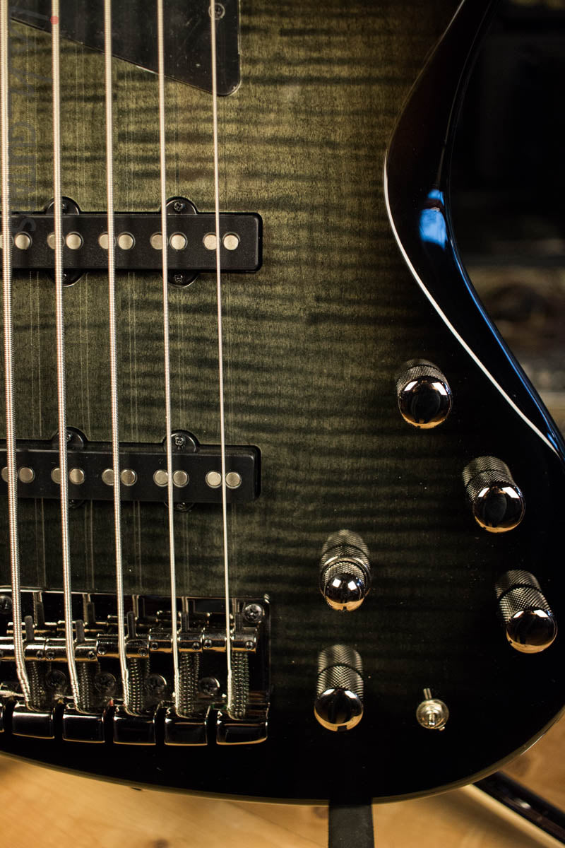 MTD Kingston Saratoga DLX Trans Black Burst 5 String