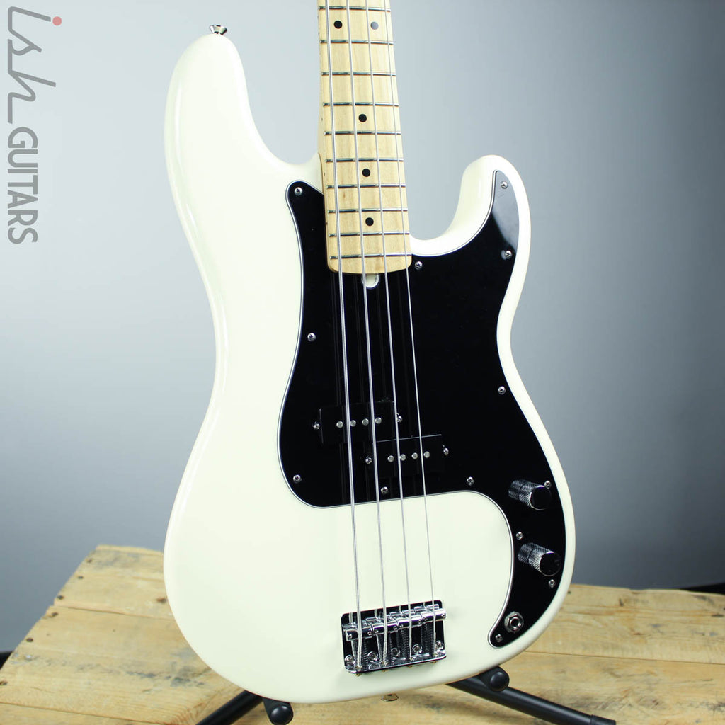 2013 Fender MIM Standard Precision Bass Polar White Maple