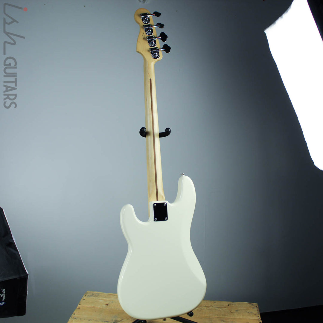 2013 Fender MIM Standard Precision Bass Polar White Maple Fretboard