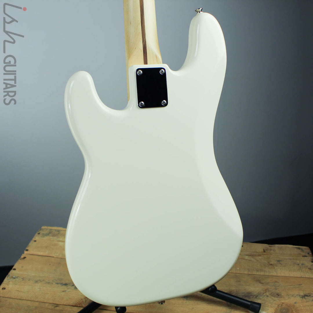 2013 Fender MIM Standard Precision Bass Polar White Maple Fretboard