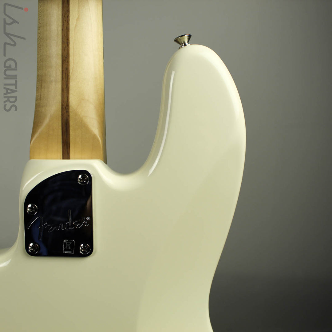 2017 Fender Jazz Bass Deluxe Active Olympic White