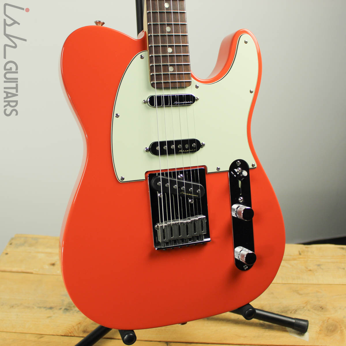 2016 Fender Deluxe Nashville MIM Telecaster Fiesta Red – Ish Guitars