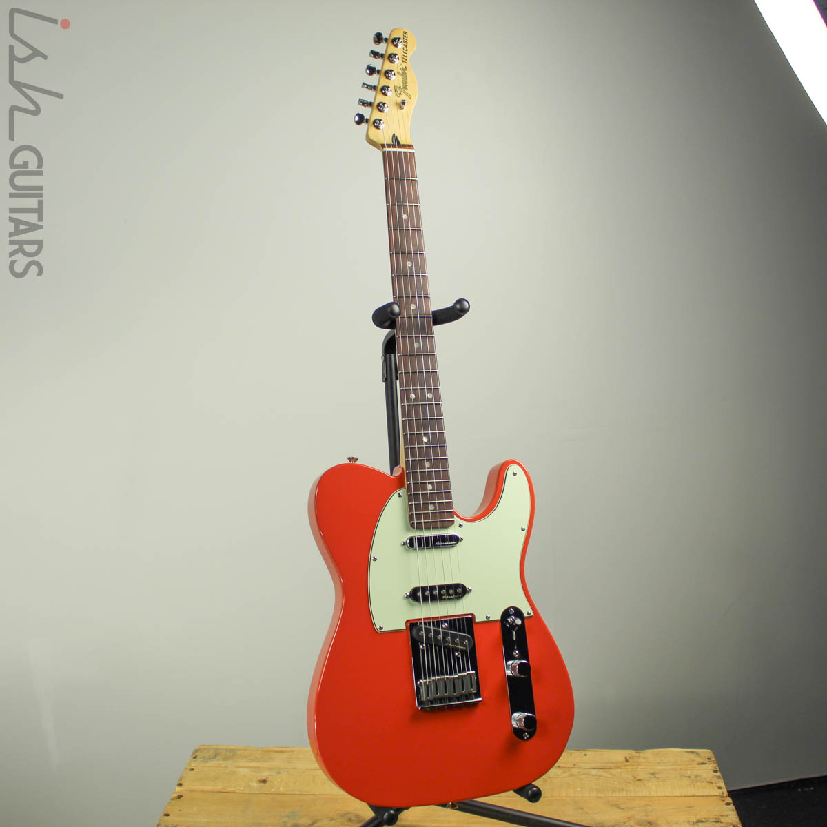 2016 Fender Deluxe Nashville MIM Telecaster Fiesta Red – Ish Guitars