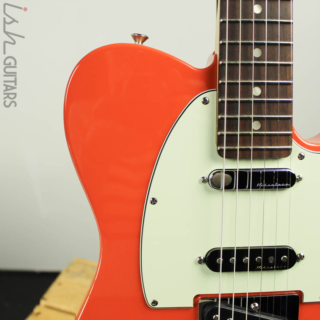 2016 Fender Deluxe Nashville MIM Telecaster Fiesta Red