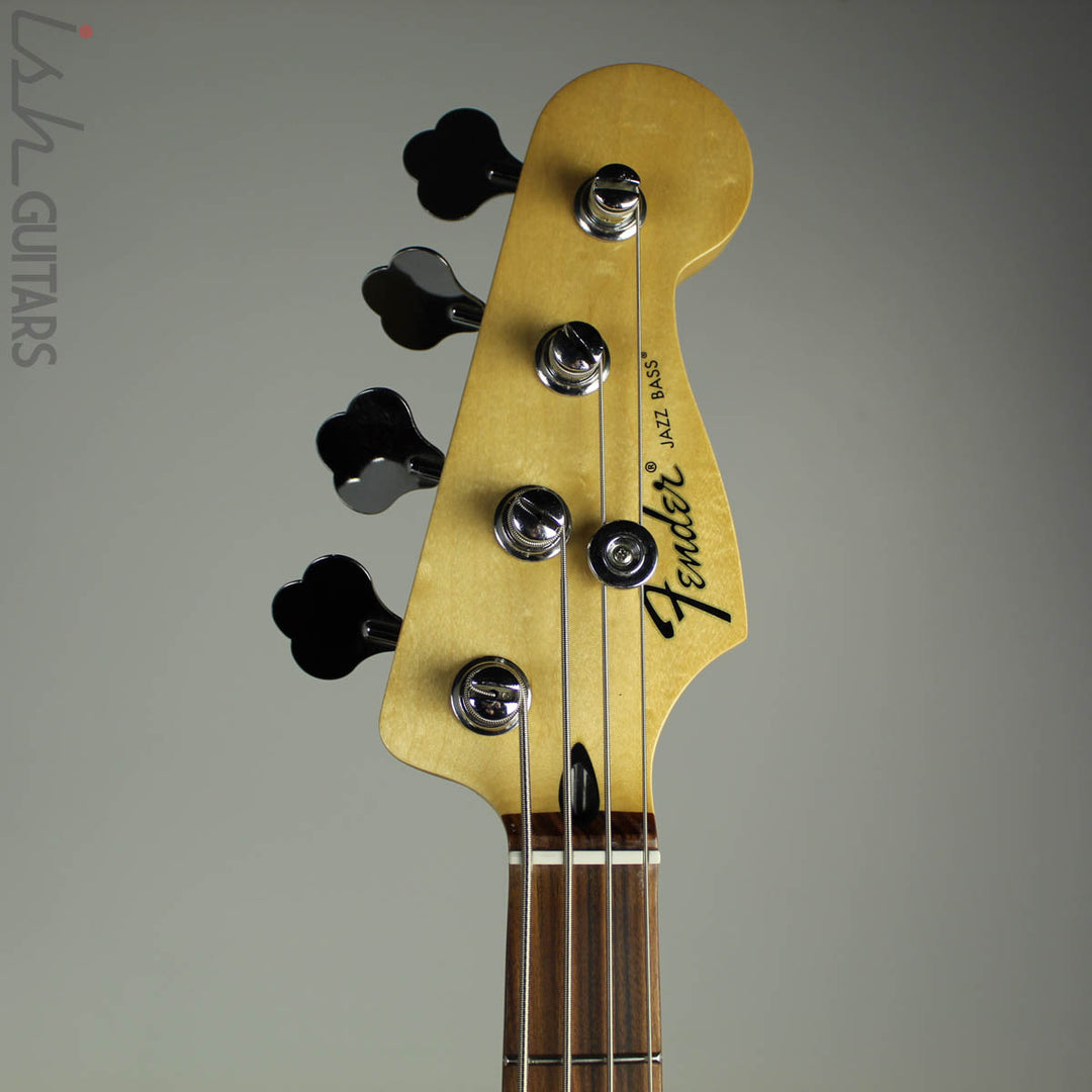 2004 Fender Jazz Bass Metallic Green 2018 Fender Neck