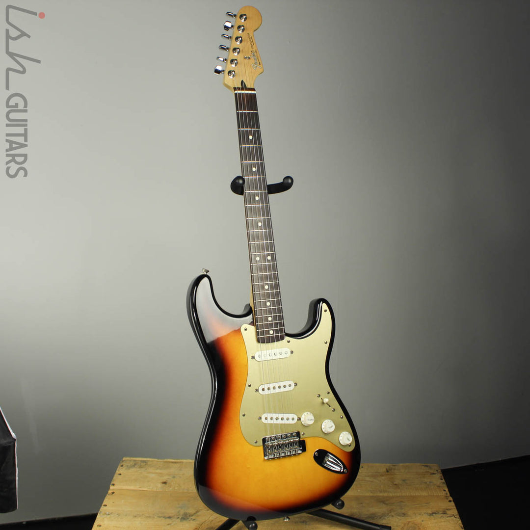 2000 Fender MIM Stratocaster Sunburst w/ Gold Anodized Pickguard