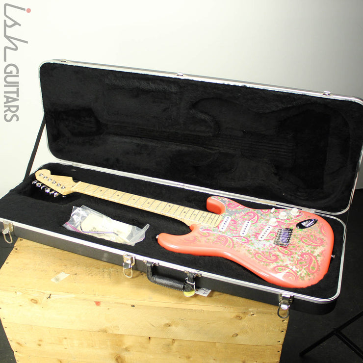 1990s/2000s CIJ Fender Pink Paisley Stratocaster Warmoth Neck Strat Electric Guitar