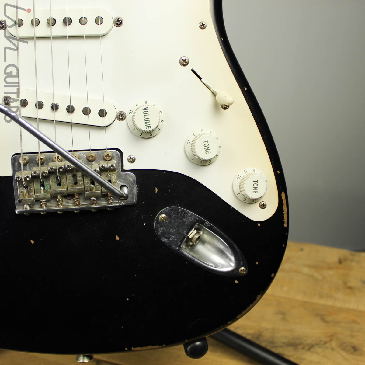2008 Fender Road Worn 50s Stratocaster Black – Ish Guitars