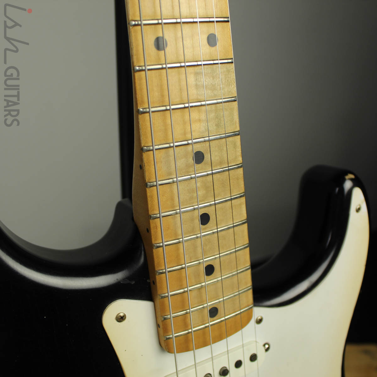 2008 Fender Road Worn 50s Stratocaster Black – Ish Guitars