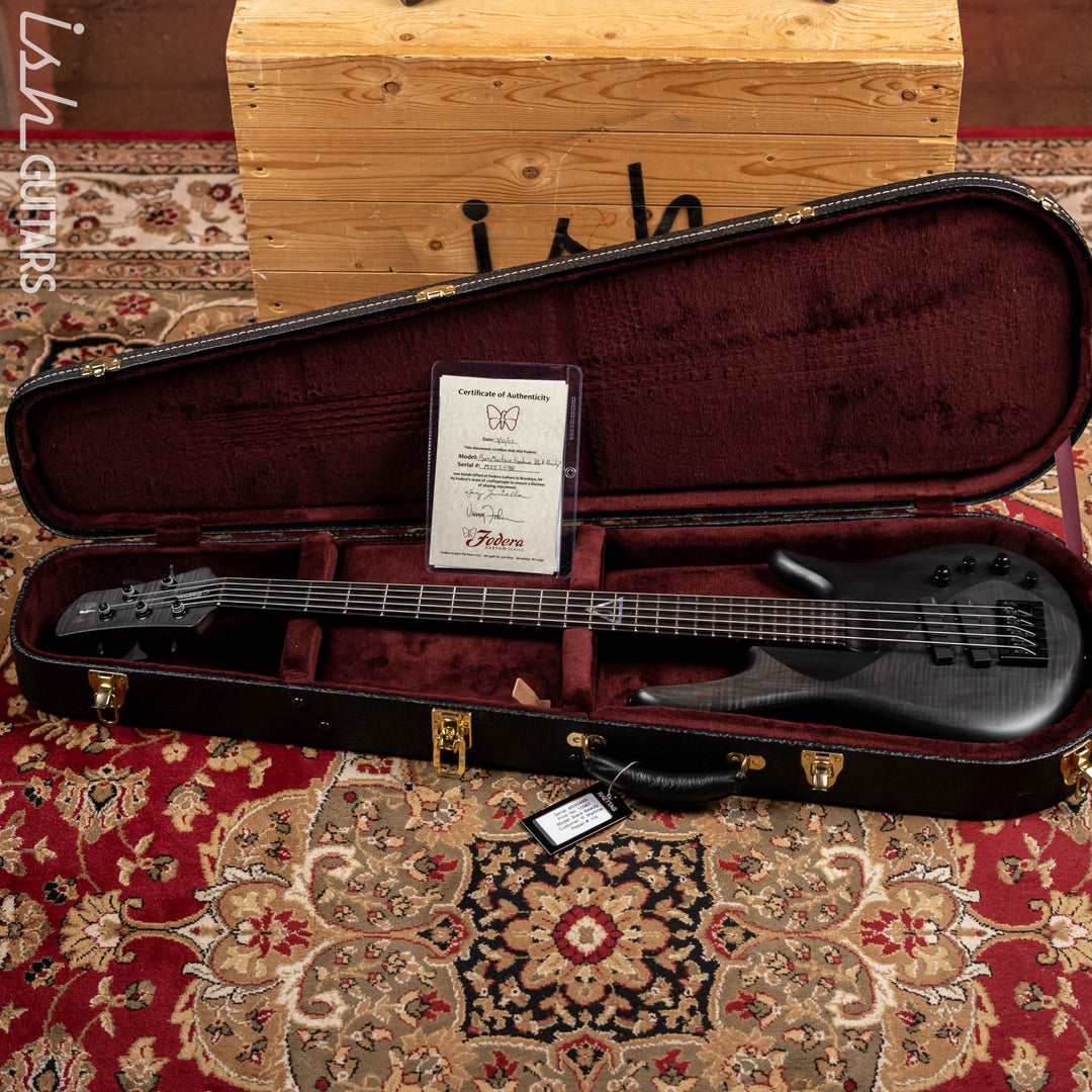 Fodera Ryan Martinie Signature 5-String Bass "Black Beauty"